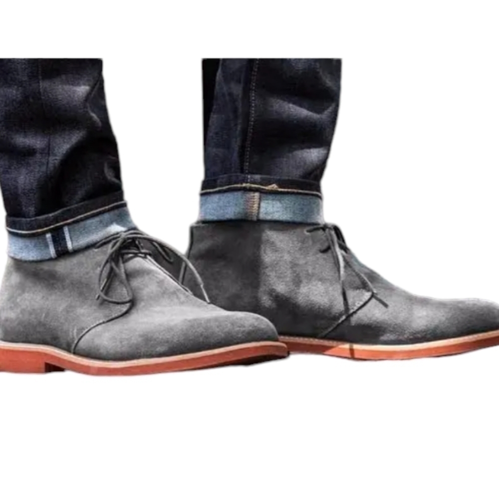 Ted Baker London Mens Linnus Ankle High Tip Suede Chukka Boots shoes sz 11.5